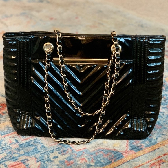 Aldo Handbags - Large Patent Leather Aldo Shoulder Bag!